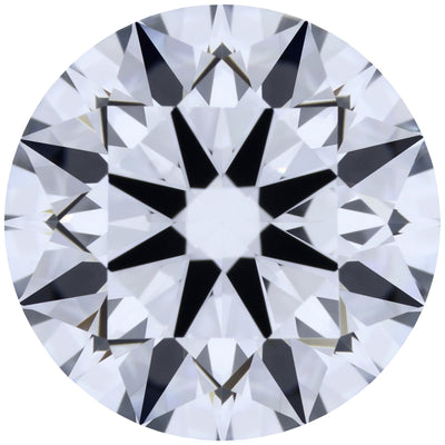 1.91ct Round Lab-Grown Diamond, D/VVS2, GCAL 8X Certified — Top view