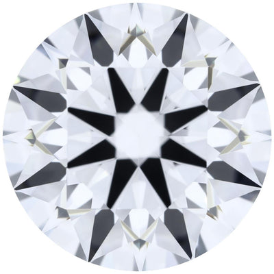 1.40ct Round Lab-Grown Diamond, D/IF, GCAL 8X Certified — Top view