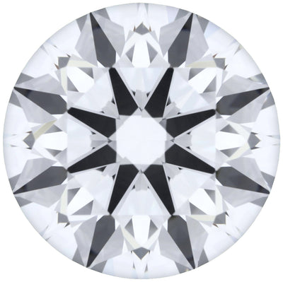 1.83ct Round Lab-Grown Diamond, D/VVS1, GCAL 8X Certified — Top view
