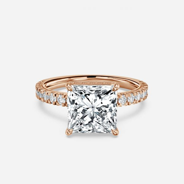 Kenzo Princess Hidden Halo Lab Grown Diamond Engagement Ring