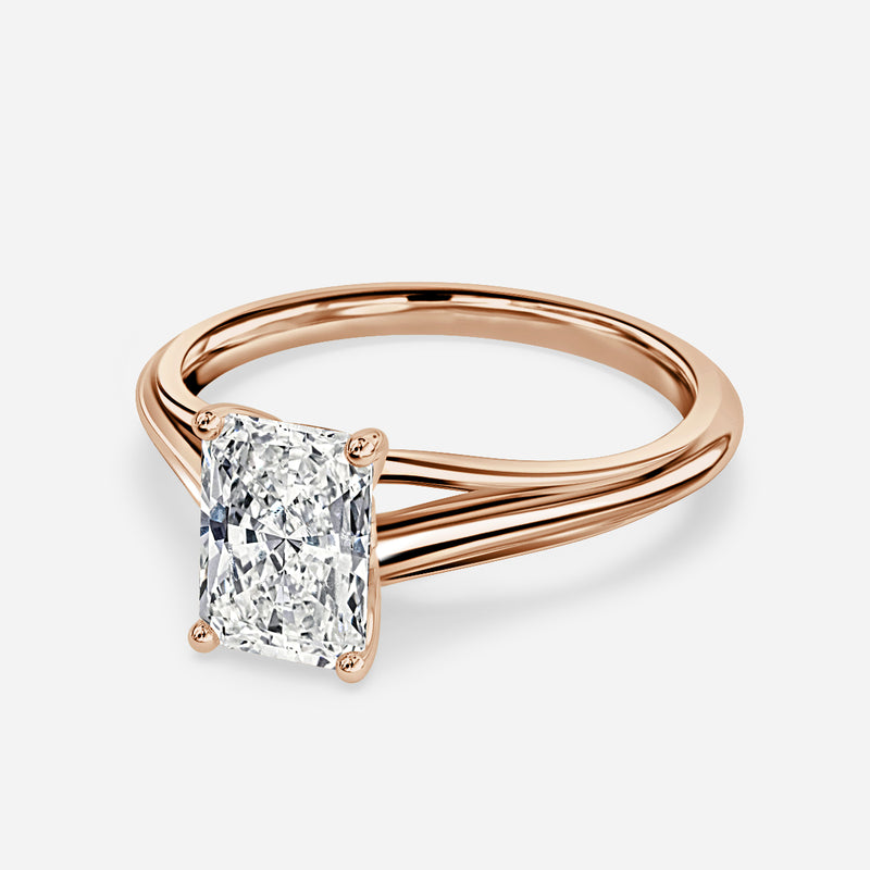 Katelyn Radiant Solitaire Lab Grown Diamond Engagement Ring