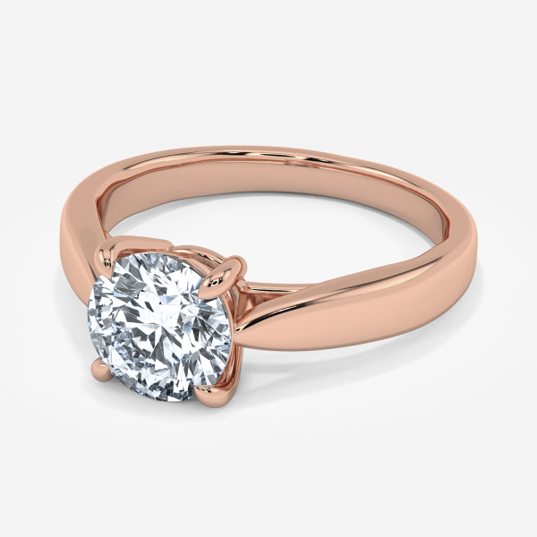 Karen Round Lab Grown Diamond Solitaire Engagement Ring
