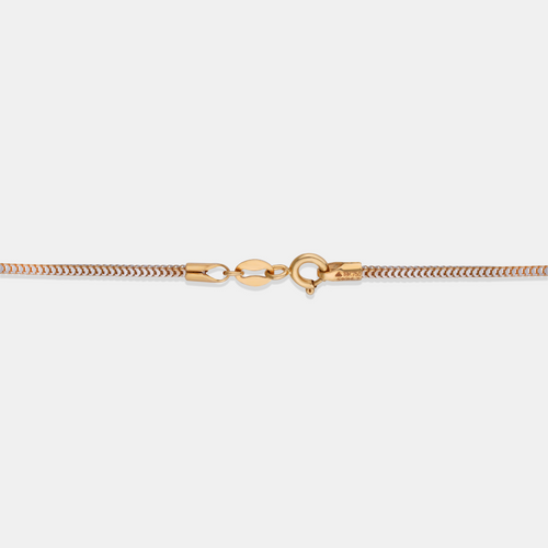 18K White &amp; Rose Gold Two-Tone Box Chain Necklace