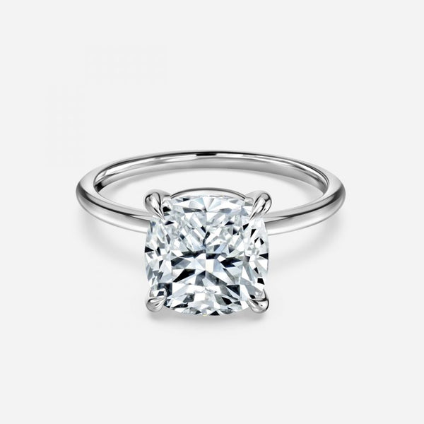 Adriana Cushion Solitaire Lab Created Diamond Engagement Ring