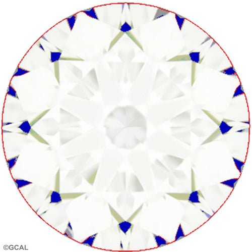 2.06ct Round Lab-Grown Diamond, F/VVS1, GCAL 8X Certified — Optical Brilliance