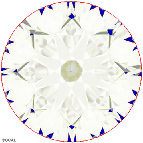 2.16ct Round Lab-Grown Diamond, D/VVS2, GCAL 8X Certified — Optical Brilliance
