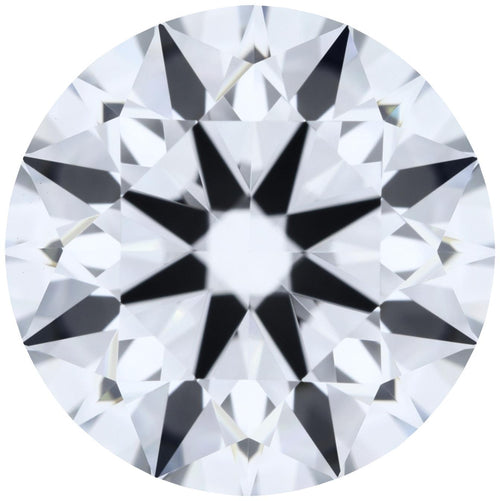 2.26ct Round Lab-Grown Diamond, E/VVS2, GCAL 8X Certified — Top view