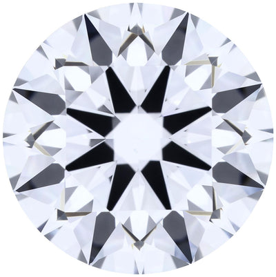 1.82ct Round Lab-Grown Diamond, D/VVS2, GCAL 8X Certified — Top view