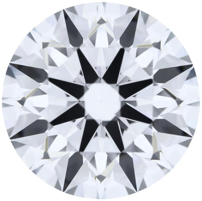 1.71ct Round Lab-Grown Diamond, D/VVS2, GCAL 8X Certified — Top view