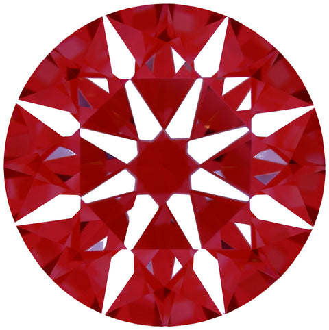 2.27ct Round Lab-Grown Diamond, D/VVS1, GCAL 8X Certified — Arrows pattern