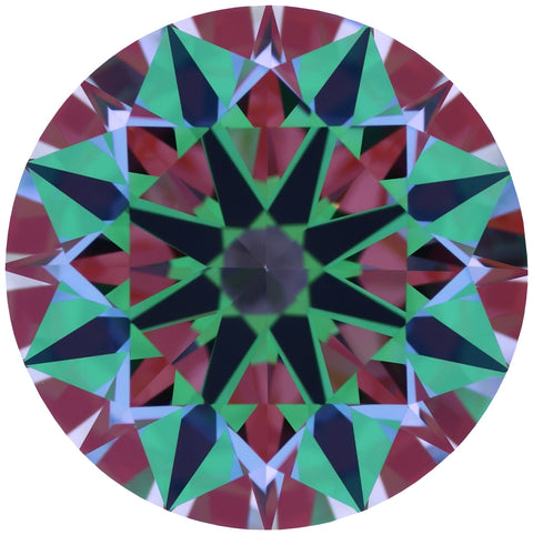 2.27ct Round Lab-Grown Diamond, D/VVS1, GCAL 8X Certified — Optical Symmetry