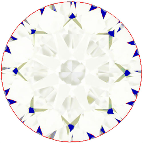 1.08ct Round Lab-Grown Diamond, F/VVS2, GCAL 8X Certified — Optical Brilliance