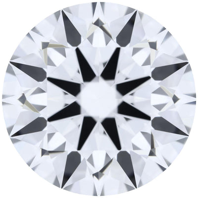 1.74ct Round Lab-Grown Diamond, D/VVS2, GCAL 8X Certified — Top view