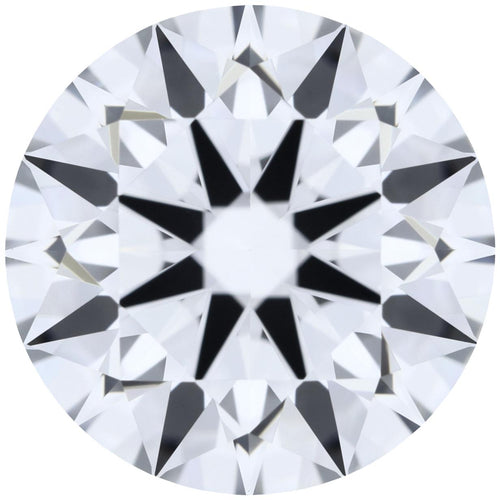 1.74ct Round Lab-Grown Diamond, D/VVS2, GCAL 8X Certified — Top view
