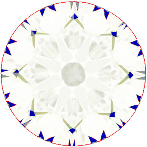 2.21ct Round Lab-Grown Diamond, D/VVS1, GCAL 8X Certified — Optical Brilliance