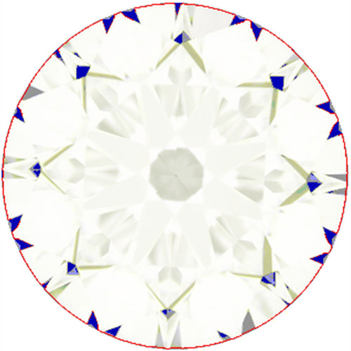 2.17ct Round Lab-Grown Diamond, D/VVS2, GCAL 8X Certified — Optical Brilliance