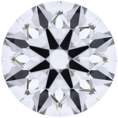 1.70ct Round Lab-Grown Diamond, E/IF, GCAL 8X Certified — Top view