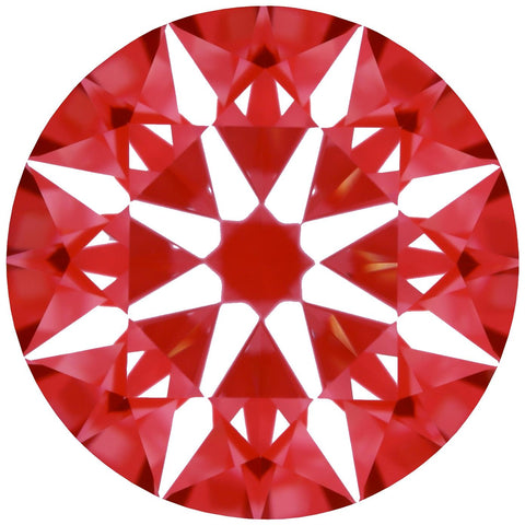2.59ct Round Lab-Grown Diamond, D/VVS1, GCAL 8X Certified — Arrows pattern