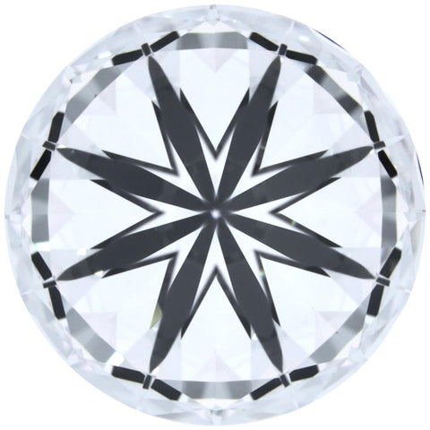 2.59ct Round Lab-Grown Diamond, D/VVS1, GCAL 8X Certified — Bottom view