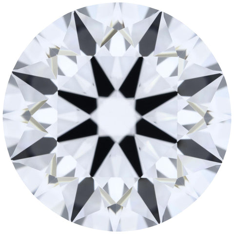 2.59ct Round Lab-Grown Diamond, D/VVS1, GCAL 8X Certified — Top view