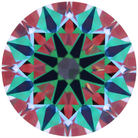 2.59ct Round Lab-Grown Diamond, D/VVS1, GCAL 8X Certified — Optical Symmetry