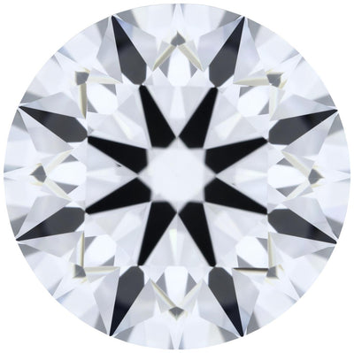2.35ct Round Lab-Grown Diamond, D/VVS1, GCAL 8X Certified — Top view