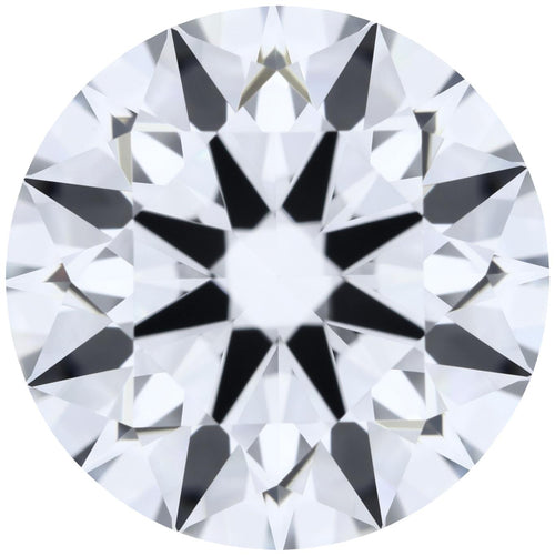 2.30ct Round Lab-Grown Diamond, D/IF, GCAL 8X Certified — Top view