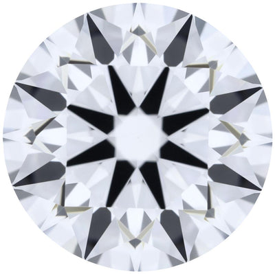 1.20ct Round Lab-Grown Diamond, D/IF, GCAL 8X Certified — Top view