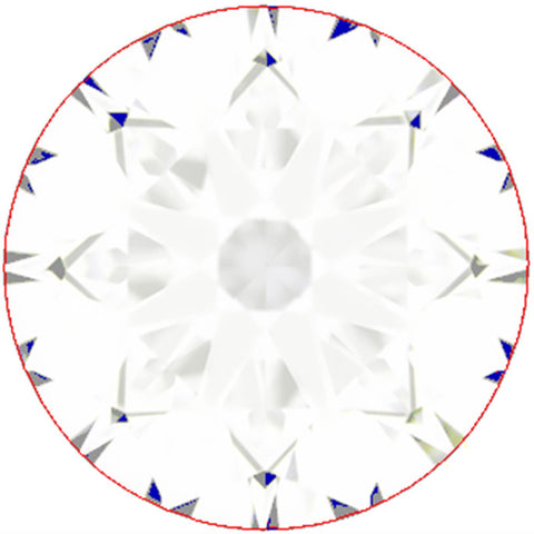 2.32ct Round Lab-Grown Diamond, D/VVS1, GCAL 8X Certified — Optical Brilliance
