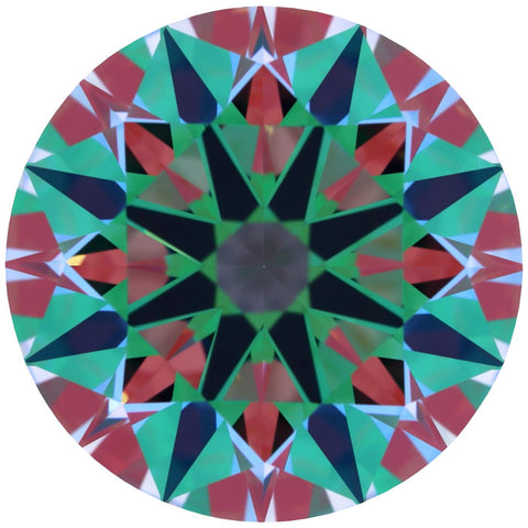 2.32ct Round Lab-Grown Diamond, D/VVS1, GCAL 8X Certified — Optical Symmetry