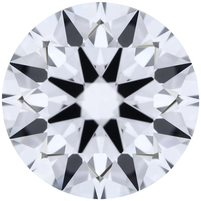 1.71ct Round Lab-Grown Diamond, D/VVS1, GCAL 8X Certified — Top view
