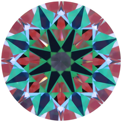 2.24ct Round Lab-Grown Diamond, D/VVS1, GCAL 8X Certified — Optical Symmetry
