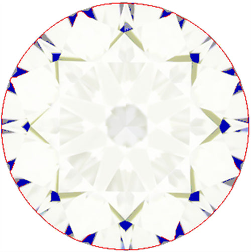 2.16ct Round Lab-Grown Diamond, F/VVS1, GCAL 8X Certified — Optical Brilliance