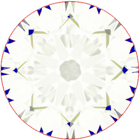 3.22ct Round Lab-Grown Diamond, E/VVS1, GCAL 8X Certified — Optical Brilliance