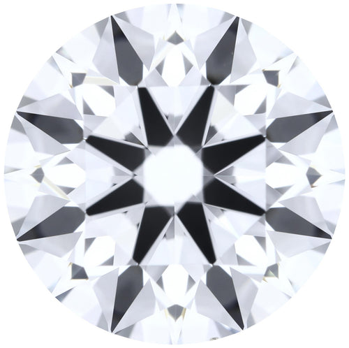 2.12ct Round Lab-Grown Diamond, D/VVS1, GCAL 8X Certified — Top view