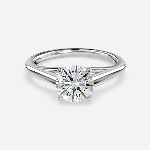 Katelyn Round Lab Created Diamond Solitaire Engagement Ring