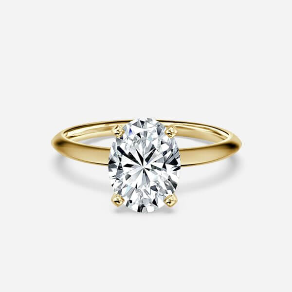 Alika Oval Solitaire Lab Grown Diamond Engagement Ring