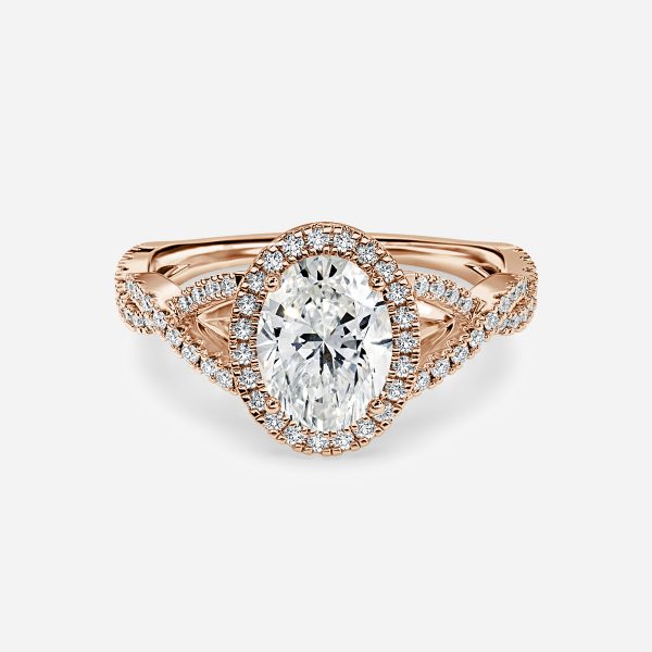 Victoria Oval Cut Lab Grown Diamond Band Ring