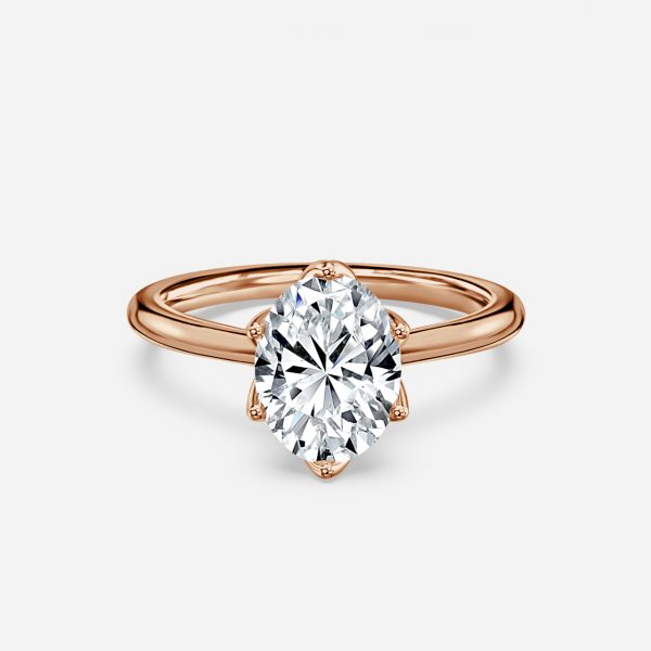 Isoke Oval Solitaire Lab Grown Diamond Engagement Ring