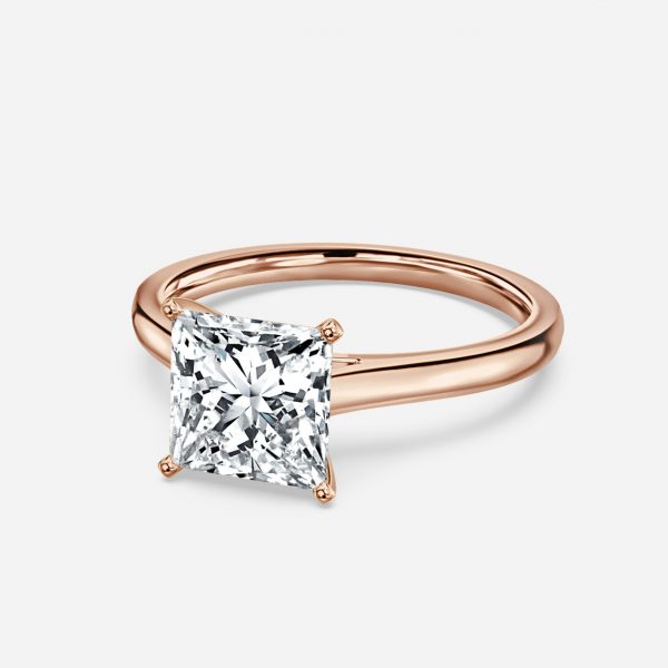 Arya Princess Solitaire Lab Grown Diamond Engagement Ring