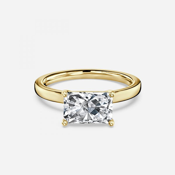 Demi Radiant Solitaire Lab Grown Diamond Engagement Ring