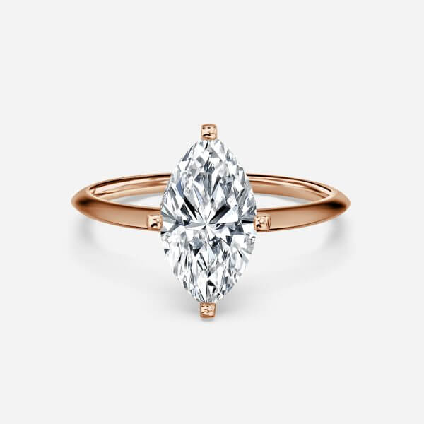 Alika Marquise Solitaire Lab Grown Diamond Engagement Ring