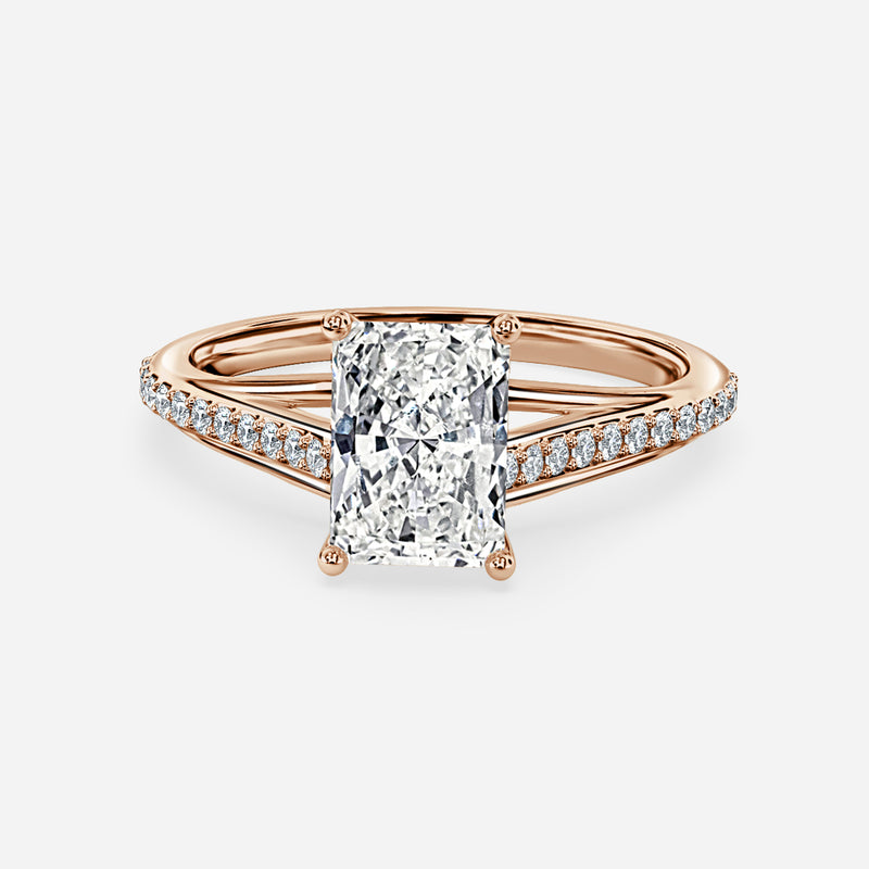 Heni Radiant Cut Lab Grown Diamond Band Ring