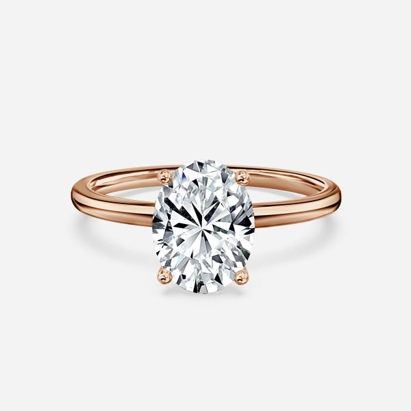 Aisha Oval Solitaire Engagement Ring