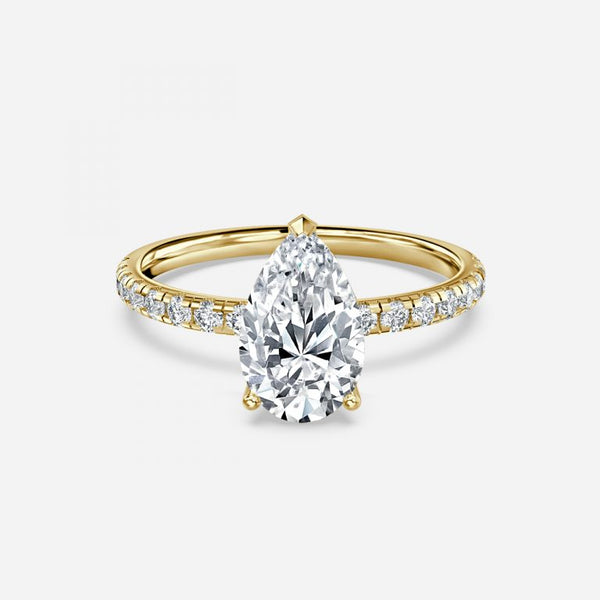 Sahana Pear Side Diamond Engagement Ring